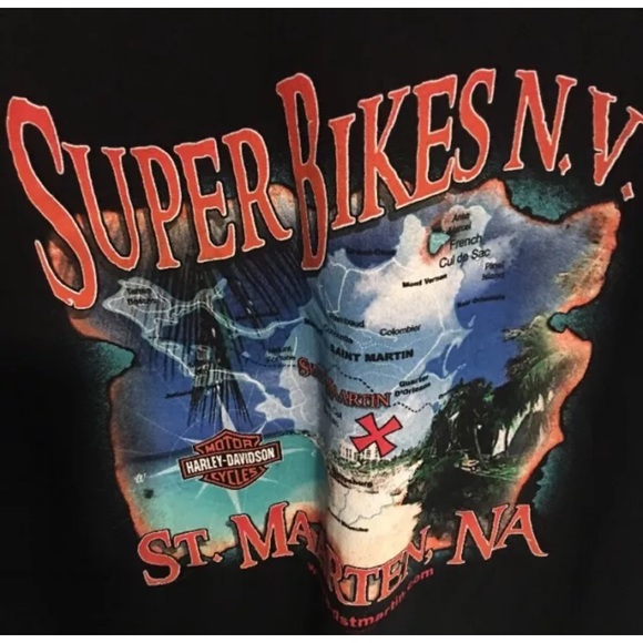 Harley Davidson Men's XL T-shirt Black - Picture 2 of 5